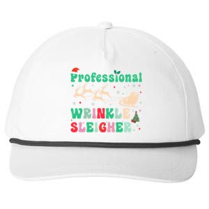 Professional Wrinkle Sleigher Aesthetic Nurse Xmas Cool Gift Snapback Five-Panel Rope Hat