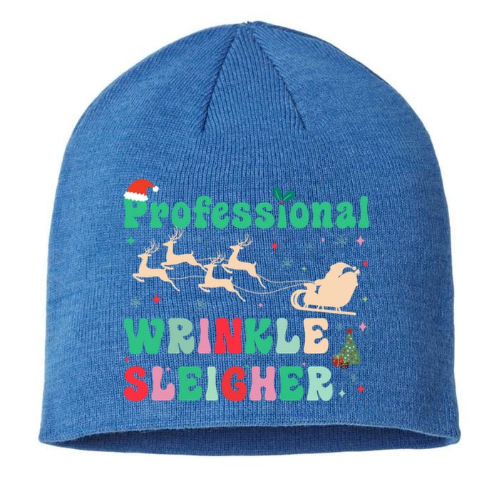 Professional Wrinkle Sleigher Aesthetic Nurse Xmas Cool Gift Sustainable Beanie