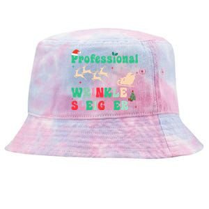 Professional Wrinkle Sleigher Aesthetic Nurse Xmas Cool Gift Tie-Dyed Bucket Hat