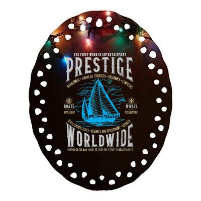 Prestige Worldwide Step Brothers Boats Ceramic Oval Ornament