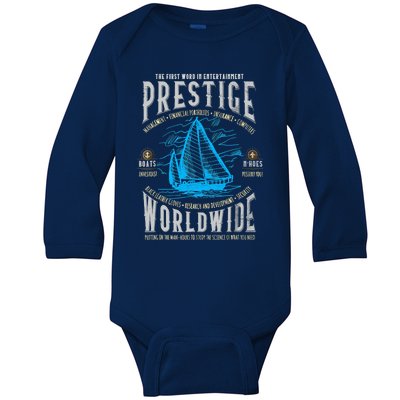 Prestige Worldwide Step Brothers Boats Baby Long Sleeve Bodysuit