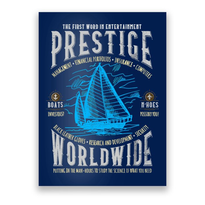 Prestige Worldwide Step Brothers Boats Poster