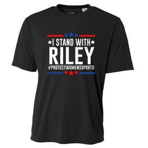 Protect Women Sports I Stand With Riley Cooling Performance Crew T-Shirt