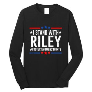 Protect Women Sports I Stand With Riley Long Sleeve Shirt