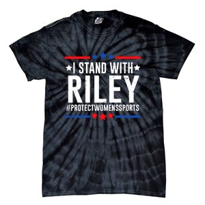 Protect Women Sports I Stand With Riley Tie-Dye T-Shirt