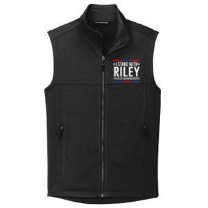 Protect Women Sports I Stand With Riley Collective Smooth Fleece Vest