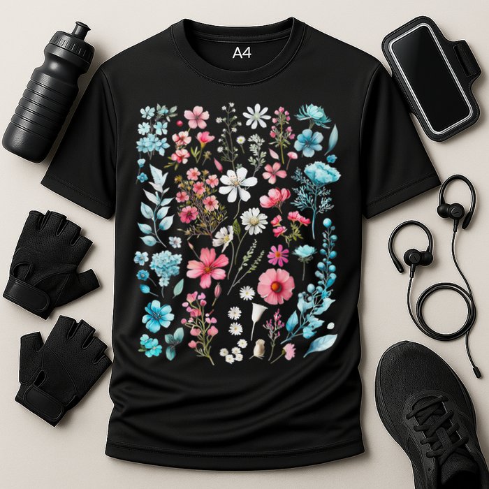 Pride Wildflowers Subtle Pride Lgbtq Pride Month Cooling Performance Crew T-Shirt