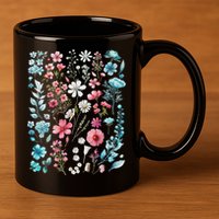 Pride Wildflowers Subtle Pride Lgbtq Pride Month 11oz C Handle Ceramic Mug