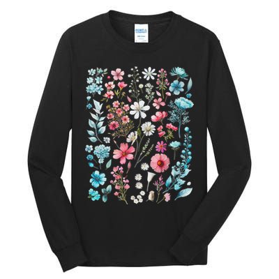 Pride Wildflowers Subtle Pride Lgbtq Pride Month Tall Long Sleeve T-Shirt
