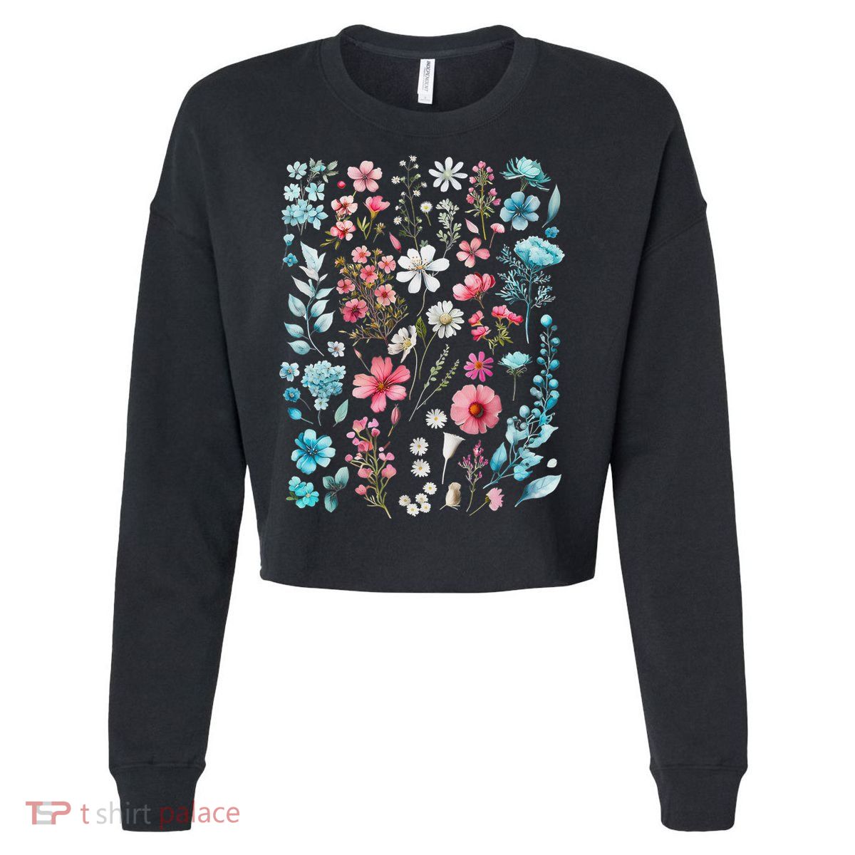 Pride Wildflowers Subtle Pride Lgbtq Pride Month Cropped Pullover Crew