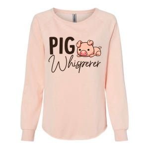 Pig Whisperer Shirts Gift For Pig Lover Womens California Wash Sweatshirt