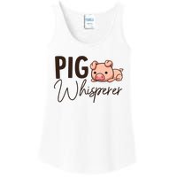 Pig Whisperer Shirts Gift For Pig Lover Ladies Essential Tank