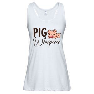 Pig Whisperer Shirts Gift For Pig Lover Ladies Essential Flowy Tank