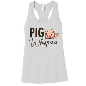 Pig Whisperer Shirts Gift For Pig Lover Women's Racerback Tank