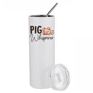 Pig Whisperer Shirts Gift For Pig Lover Stainless Steel Tumbler