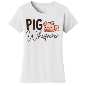 Pig Whisperer Shirts Gift For Pig Lover Women's T-Shirt