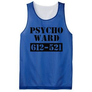 Psych Ward Sanitarium Maniac Psychopath Costume Halloween Mesh Reversible Basketball Jersey Tank