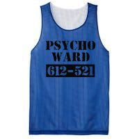 Psych Ward Sanitarium Maniac Psychopath Costume Halloween Mesh Reversible Basketball Jersey Tank