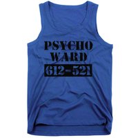 Psych Ward Sanitarium Maniac Psychopath Costume Halloween Tank Top