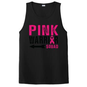 Pink Warrior Squad Ribbon Breast Cancer Awareness Gift PosiCharge Competitor Tank