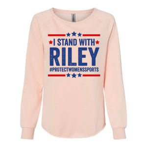 Protect Womens Sports I Stand With Riley Womens California Wash Sweatshirt