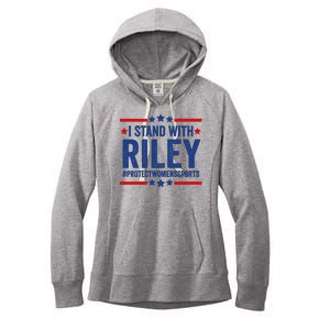 Protect Womens Sports I Stand With Riley Women's Fleece Hoodie