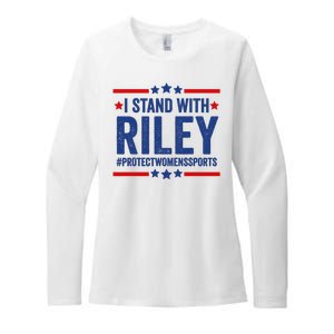 Protect Womens Sports I Stand With Riley Womens CVC Long Sleeve Shirt