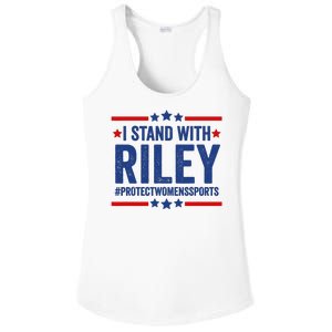 Protect Womens Sports I Stand With Riley Ladies PosiCharge Competitor Racerback Tank