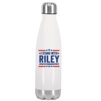 Protect Womens Sports I Stand With Riley Stainless Steel Insulated Water Bottle