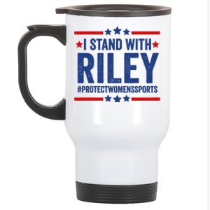 Protect Womens Sports I Stand With Riley Stainless Steel Travel Mug