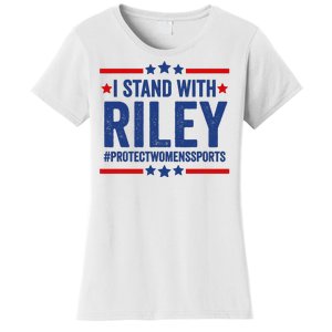 Protect Womens Sports I Stand With Riley Women's T-Shirt