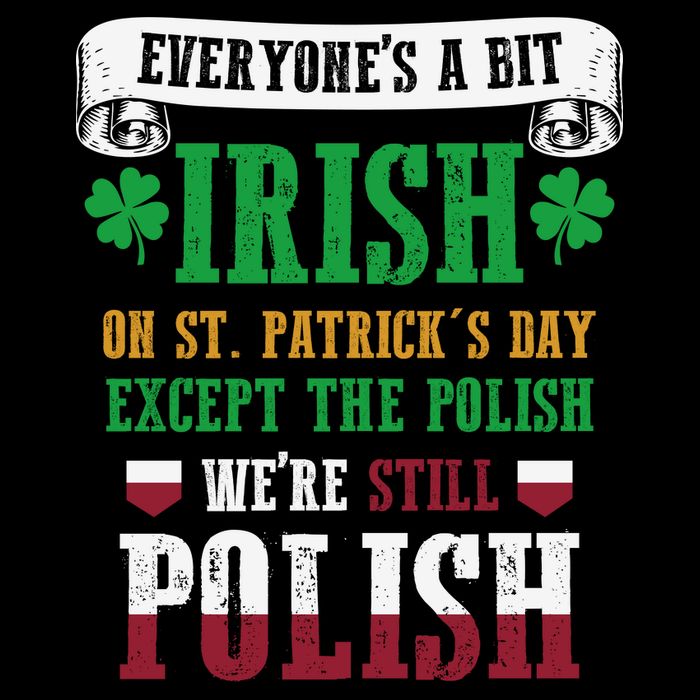 Polish We're Still Polish On St. Patrick's Day Bucket Hat