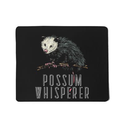 Possum Whisperer S.T.R.E.E.T Cat Opossum Lover Mousepad