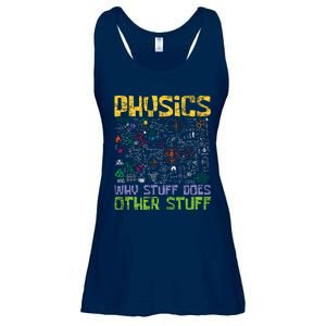 Physics Why Stuff Does Other Stuff Physicist Science Lover Ladies Essential Flowy Tank