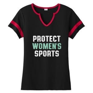 Protect Womens Sports Support Riley Gaines Ladies Halftime Notch Neck Tee