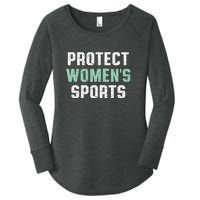 Protect Womens Sports Support Riley Gaines Women's Perfect Tri Tunic Long Sleeve Shirt