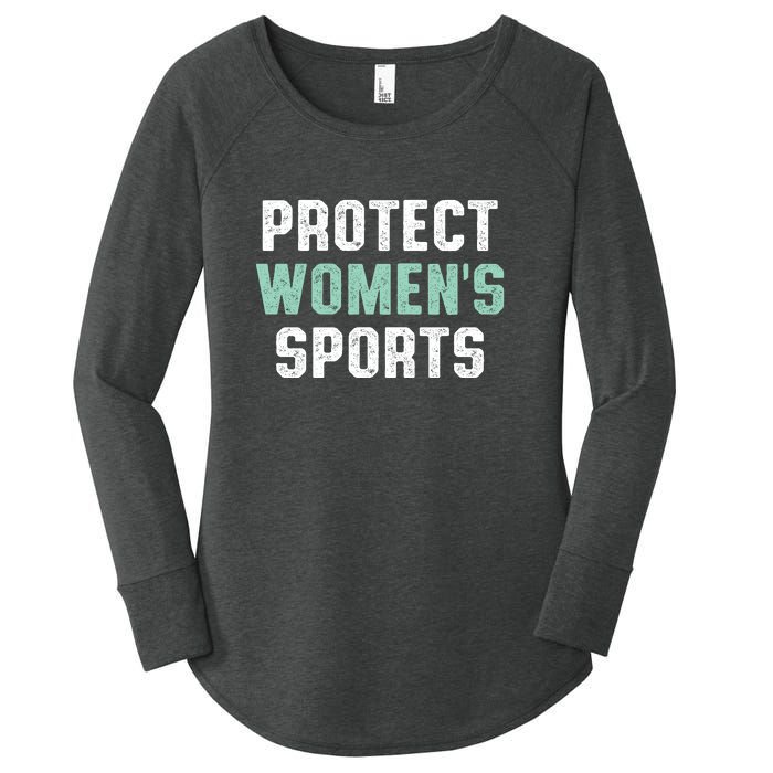 Protect Womens Sports Support Riley Gaines Women's Perfect Tri Tunic Long Sleeve Shirt