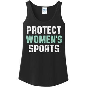 Protect Womens Sports Support Riley Gaines Ladies Essential Tank