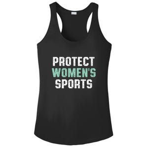 Protect Womens Sports Support Riley Gaines Ladies PosiCharge Competitor Racerback Tank