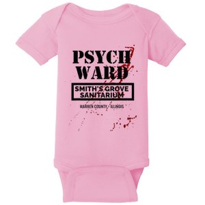 Psych Ward Sanitarium Maniac Psychopath Costume Halloween Baby Bodysuit