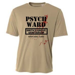 Psych Ward Sanitarium Maniac Psychopath Costume Halloween Cooling Performance Crew T-Shirt