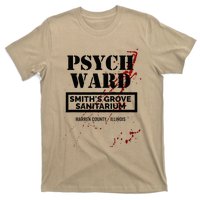 Psych Ward Sanitarium Maniac Psychopath Costume Halloween T-Shirt