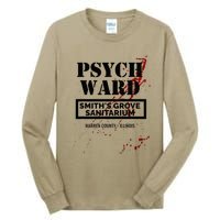 Psych Ward Sanitarium Maniac Psychopath Costume Halloween Tall Long Sleeve T-Shirt