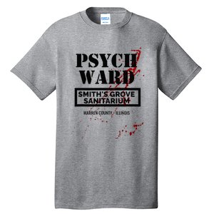 Psych Ward Sanitarium Maniac Psychopath Costume Halloween Tall T-Shirt