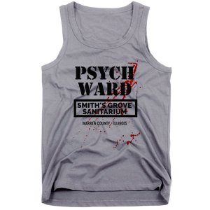 Psych Ward Sanitarium Maniac Psychopath Costume Halloween Tank Top