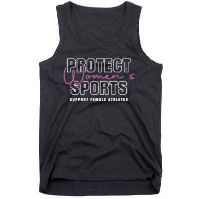 Protect Women Sports Support Female Athletes Tank Top