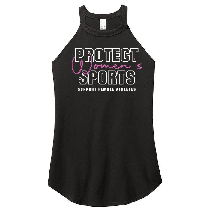 Protect Women Sports Support Female Athletes Women's Perfect Tri Rocker Tank