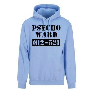 Psych Ward Sanitarium Maniac Psychopath Costume Halloween Unisex Surf Hoodie