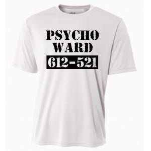 Psych Ward Sanitarium Maniac Psychopath Costume Halloween Cooling Performance Crew T-Shirt