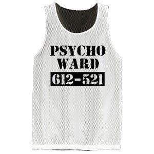 Psych Ward Sanitarium Maniac Psychopath Costume Halloween Mesh Reversible Basketball Jersey Tank